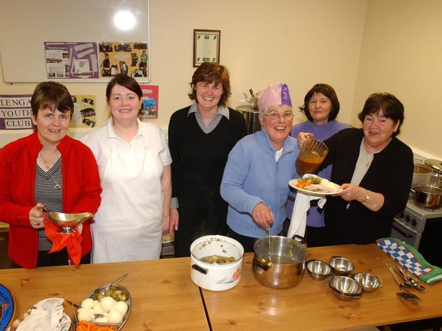 Christmas parties for Derry's senior citizens in December 2003