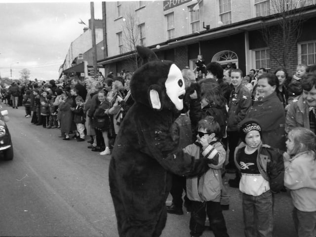The St. Patrick's Day parade in Moville in 1998.