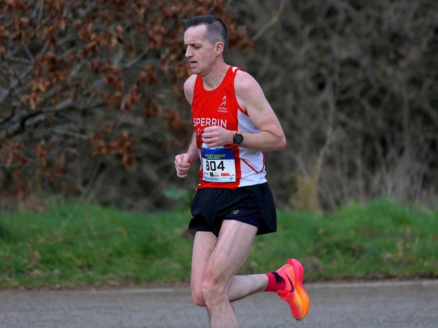 Declan Morrison, Sperrin Harriers. Photo: George Sweeney