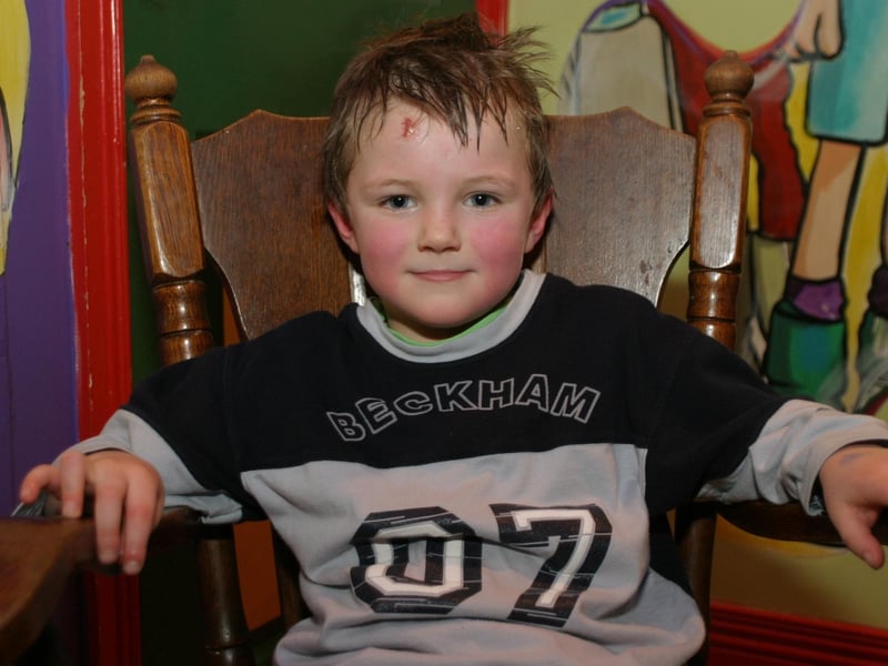 Parties and celebrations back in 2004: Ronan McIvor.
