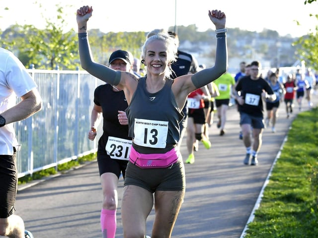 Enjoying the Bay Road 5K. Photo: George Sweeney