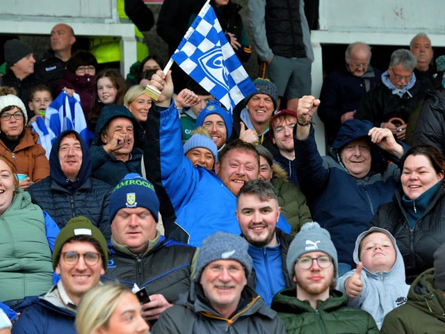 Fans at Celtic Park for the on Sunday afternoon. Photo: George Sweeney