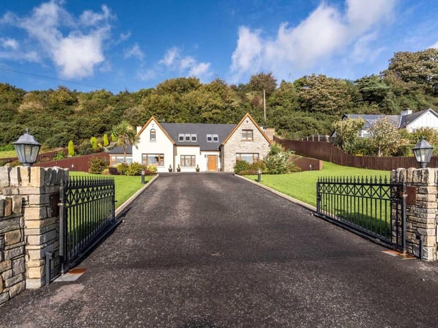 Luxurious coastal property on the market in Redcastle with stunning views of Lough Foyle