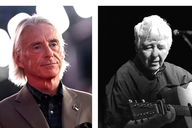 Paul Weller (left) has recorded Eamon Friel's 'El Dorado' and made it the title track of his latest album.
