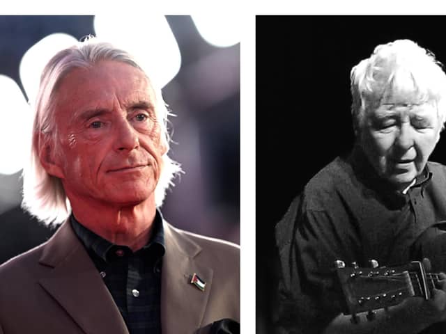 Paul Weller (left) has recorded Eamon Friel's 'El Dorado' and made it the title track of his latest album.