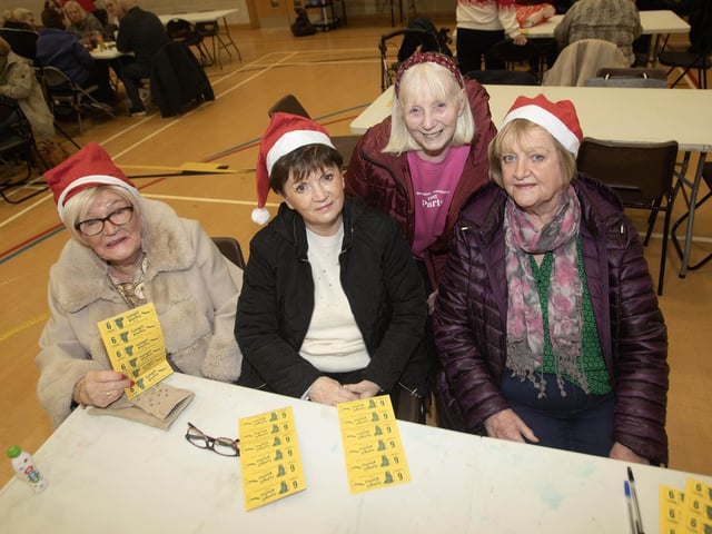 Bingo Time for Claire Barber, Mary McCloskey, Mary Hillen and Angela McGowan. : .