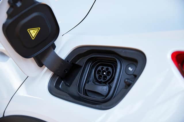 The Volvo XC40 Recharge.