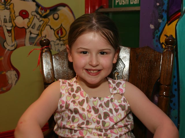 Face painting and partying for Shauna Harris' birthday.