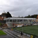 The new North Stand at the Ryan McBride Brandywell Stadium.  Photograph: George Sweeney