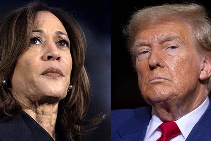 Kamala Harris, Donald Trump.