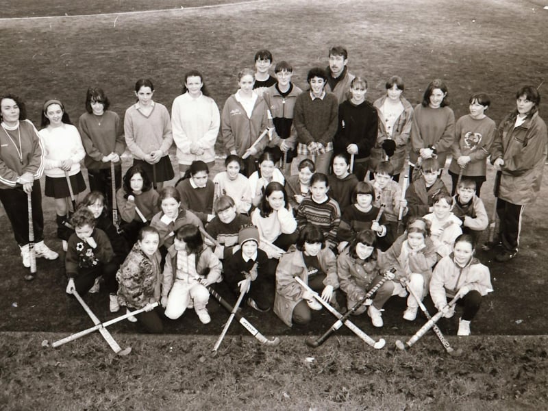 Mini Hockey at St Columb's Park in 1995.