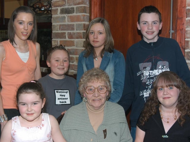 Bridie McBay's birthday 20 years ago.