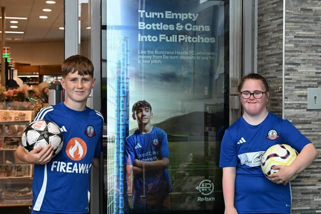 Buncrana Hearts Football Club turns empty bottles and cans into a big win