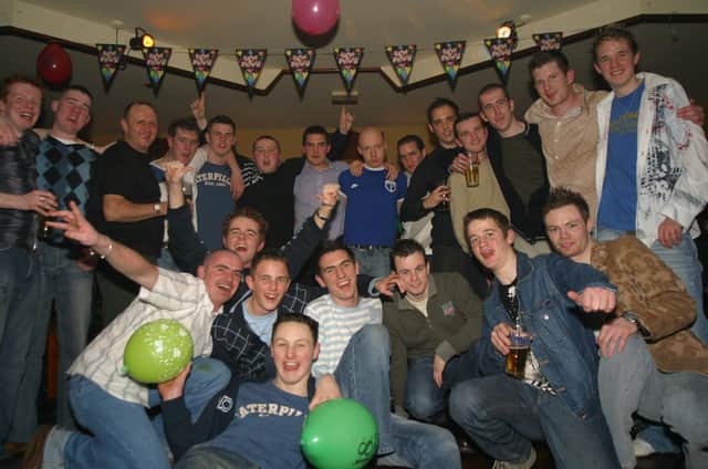 Party celebrations back in 2004: Jim Kennedy.
