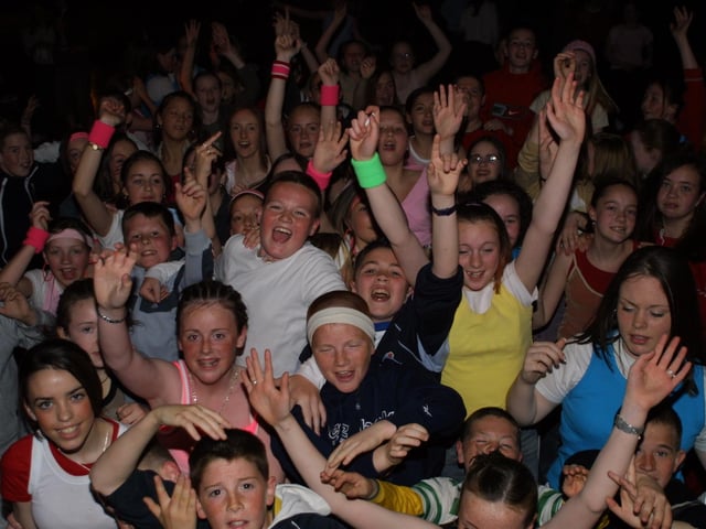 Celebrating Jamie Lamberton's 13th birthday party in 2003 at Creggan Community Centre.