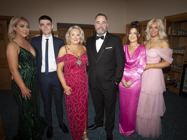 Councillor Sandra Duffy hosted the annual Mayor's Ball in the Guildhall on Friday in aid of the Mayor's chosen charity, First Housing Aid and Support Services.