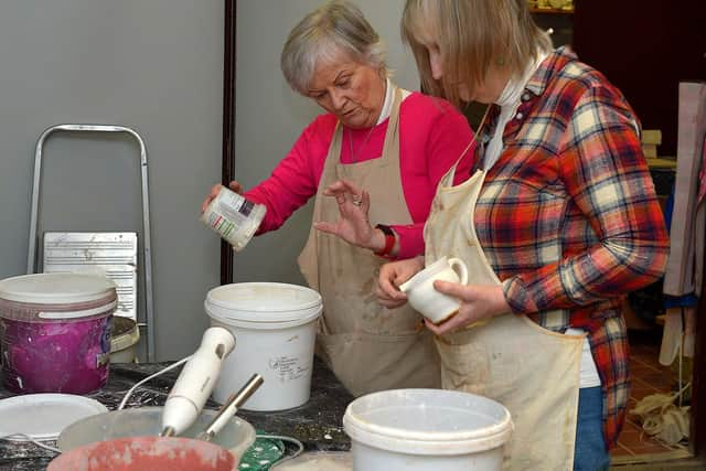 Myra Wilson and Mary Doherty.  Photo: George Sweeney.  DER2313GS – 17