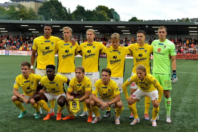 KuPs FC  starting eleven against Derry City at the Brandywell on Thursday evening. Photo: George Sweeney. DER2330GS -