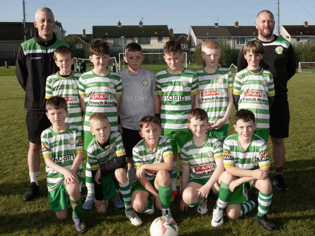 The Top of the Hill Celtic 2013 team who played in the Sean O'Kane Memorial Tournament at St. Joseph's on Sunday.
