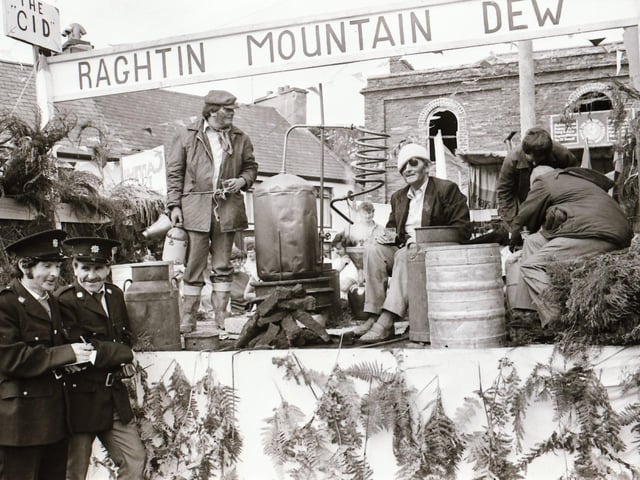 Scenes from festivals in Clonmany, Letterkenny and Derry back in August 1984.