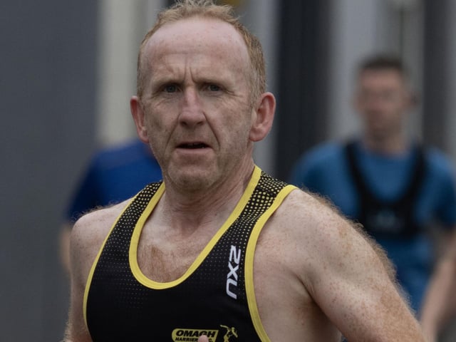 Omagh Harriers' Niall Diamond. (Photo: North West Newspix)