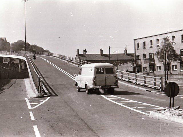 The opening of the Lecky Road flyover.