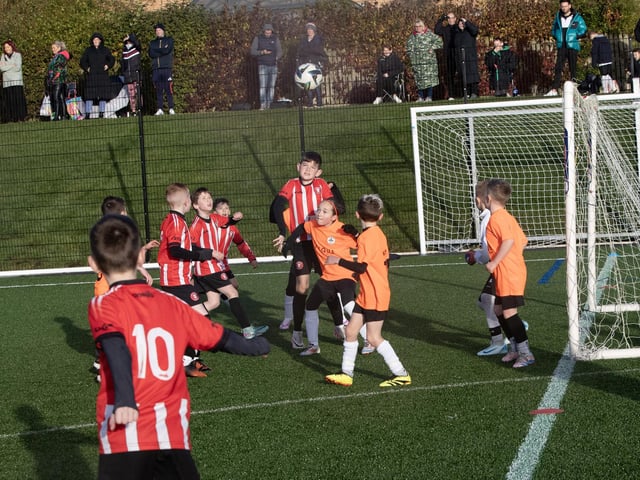 Goal action from Saturday's 2015s Sean O'Kane Memorial Cup at St. Joseph's Boys School.