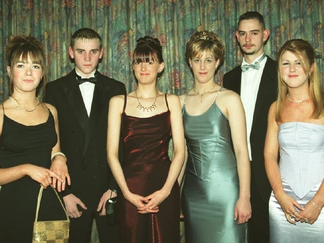 Young attendees at the Clondermot High School school formal back in 2000.