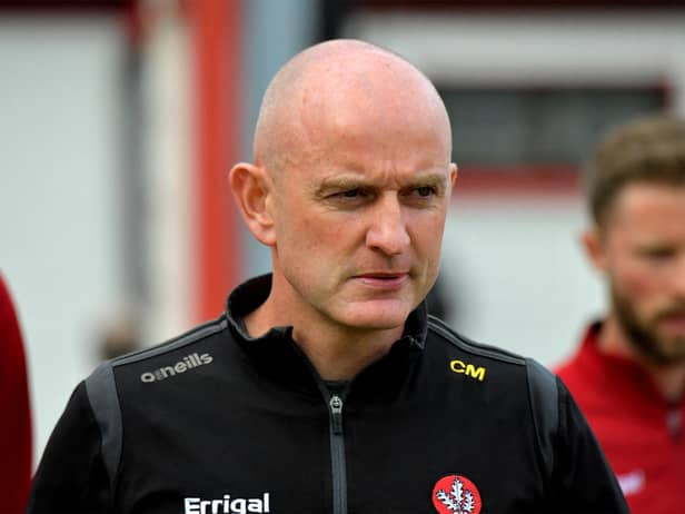 Derry manager Ciaran Meenagh.