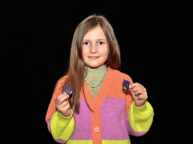Erin-Louise Duffy achieved third place in Irish Song and Girls Verse at Feis Dhoire Cholmcille. Photo: George Sweeney