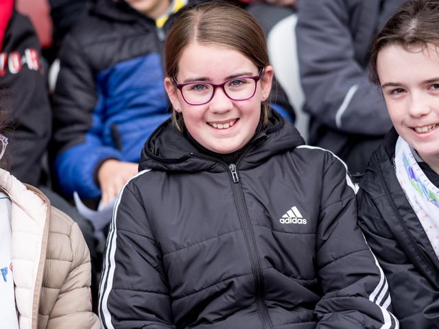 Participants at the Derry Diocese Fan The Flame annual Mass 2025 in Celtic Park.