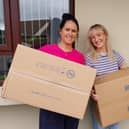 Team leader Justine Boyle and support worker Shannon Mullan