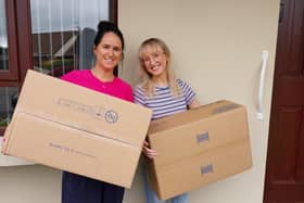 Team leader Justine Boyle and support worker Shannon Mullan