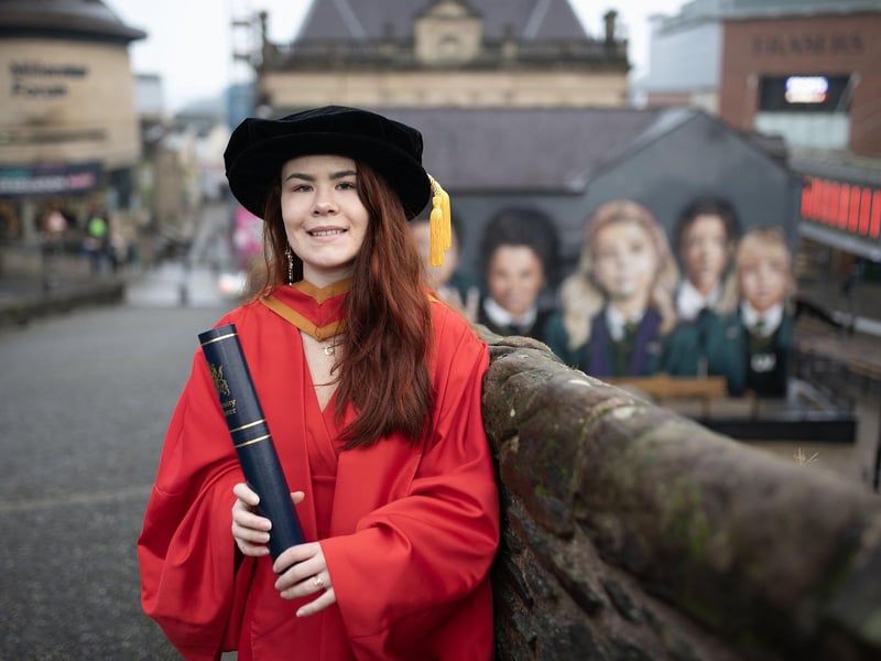 Ulster University Winter Graduations - Courtney Selvage. (Photo: Nigel McDowell / Ulster University)
