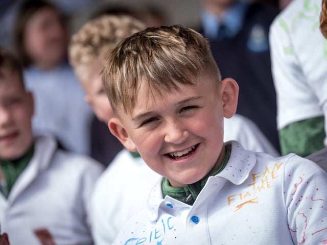 The annual Fan the Flame mass was celebrated recently in Celtic Park for pupils who recently made their confirmation.