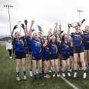 St. Mary's College celebrate victory over Sperrin College (Magherafelt) in the Ulster u-16 Developmental Shield at Owenbeg on Friday morning. (Photos: Jim McCafferty Photography)
