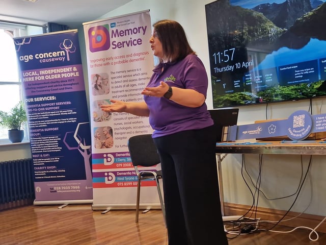Wendy McLaughlin, DEEDS Support Worker at the Old Library Trust