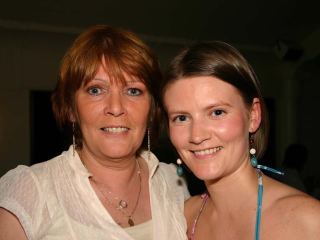 Erin pictured with mum Anthea enjoying the party. 4038/dd : Parties and celebrations across Derry in May 2006.