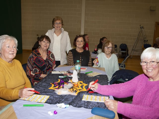 Bingo Time for Margo Doherty, May Cunningham, Teresa McKeever, Ann Duddy, Maureen McCauley and Elizabeth Harper.