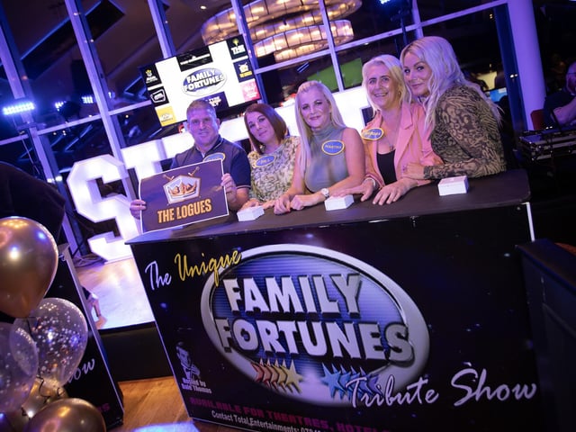 The Logues - Paul, Jill, Martina, Sandra and Sinead.