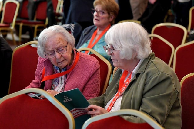 Party members at the SDLP annual Conference, held in St Columb’s Hall. Photo: George Sweeney. DER2312GS – 49
