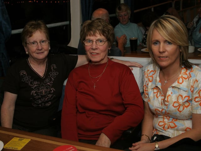 Passengers enjoying a sail down the River Foyle on an Alzheimer's charity night aboard the Toucan One