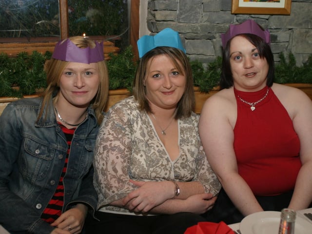 Christmas parties in Derry in December 2003.