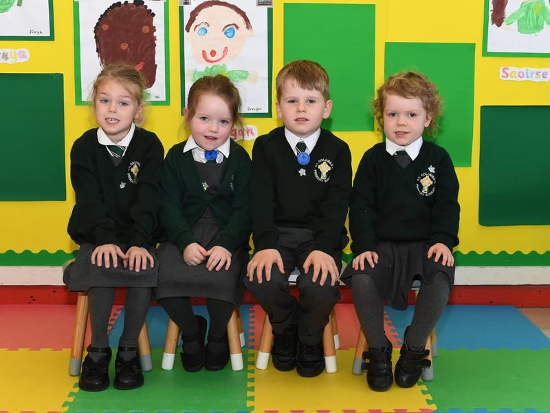 Mrs Callan’s composite P1 class at St Columba’s Primary School.