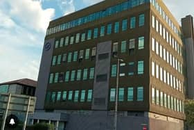 The BT building in Derry.