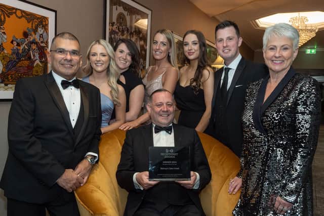 Bishop's Gate Hotel Team with Pamela Ballantine. Photo by Chris Neely.