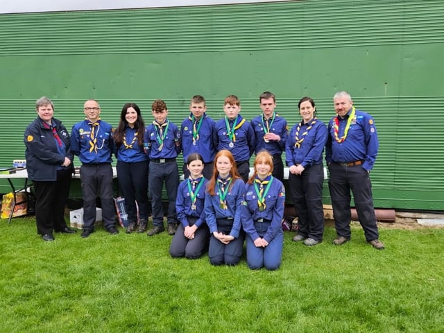 8th Carndonagh Donegal Scouts winners of the Shield competition at the Errigal Cup and Shield County Finals presentations held at the City of Derry Rugby club. Photo: Courtesy of Séan Coyle.