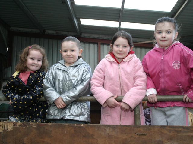 Party celebrations back in 2004: Megan McGarrigle.