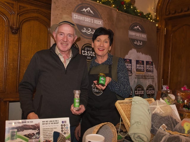 Ray and Michelle Wilson of the Crawford's Rock seaweed company.