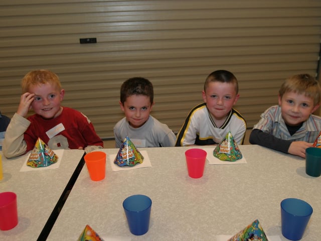 Party celebrations back in June 2004.